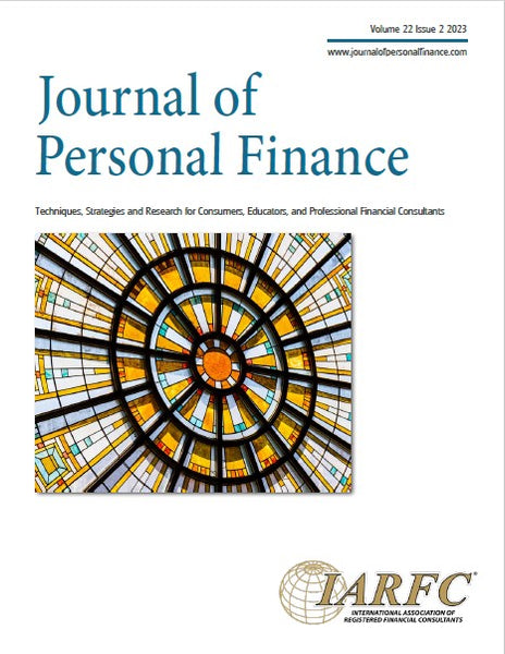 Journal of Personal Finance, Volume 22 Issue 2, 2023