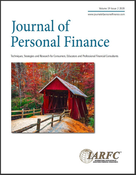 Journal of Personal Finance, Volume 19 Issue 2, 2020
