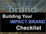 Branding Action Checklist, E 101