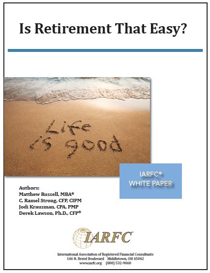 Is Retirement That Easy? White Paper
