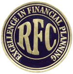 RFC Excellence in Financial Planning seal