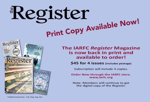 the Register, 4 Issue Subscription (printed copies)